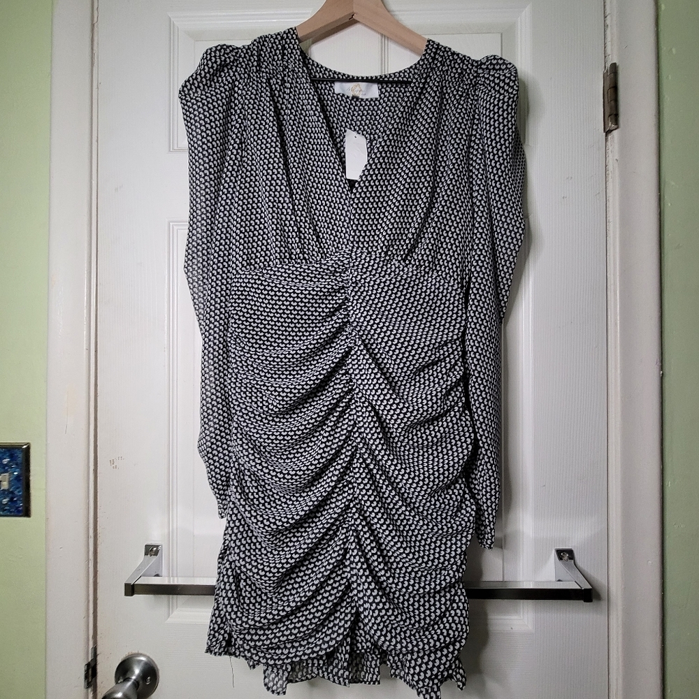 Black and white pattern Dress